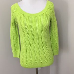 Lime green American Eagle Sweater